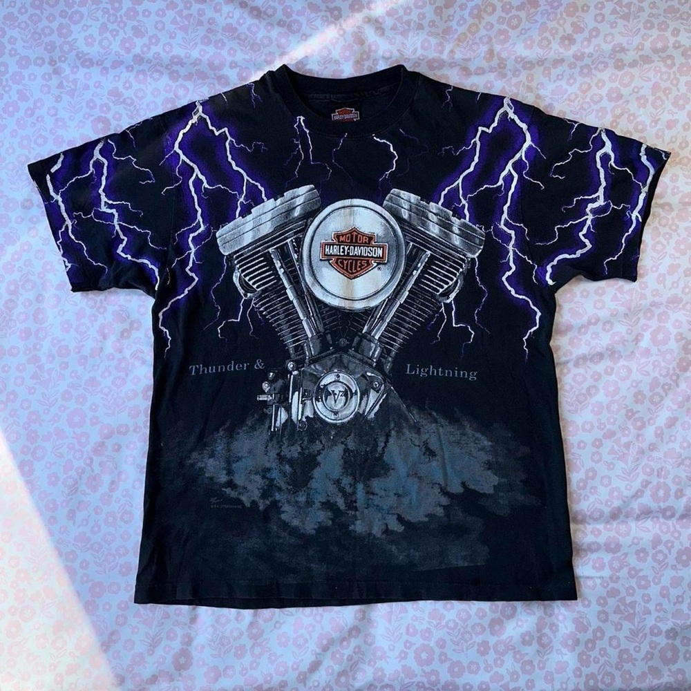 Harley-Davidson Lightning Graphic T-Shirt